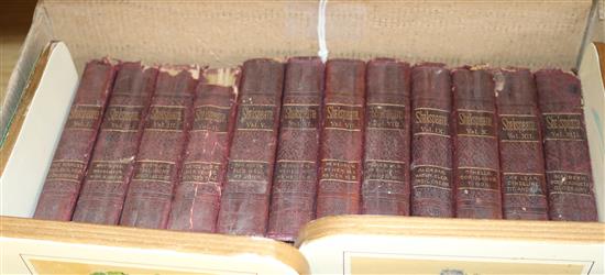 The Handy-Volume Shakespeare, 12 vols (eight signed by Ellen Terry) and three other volumes
